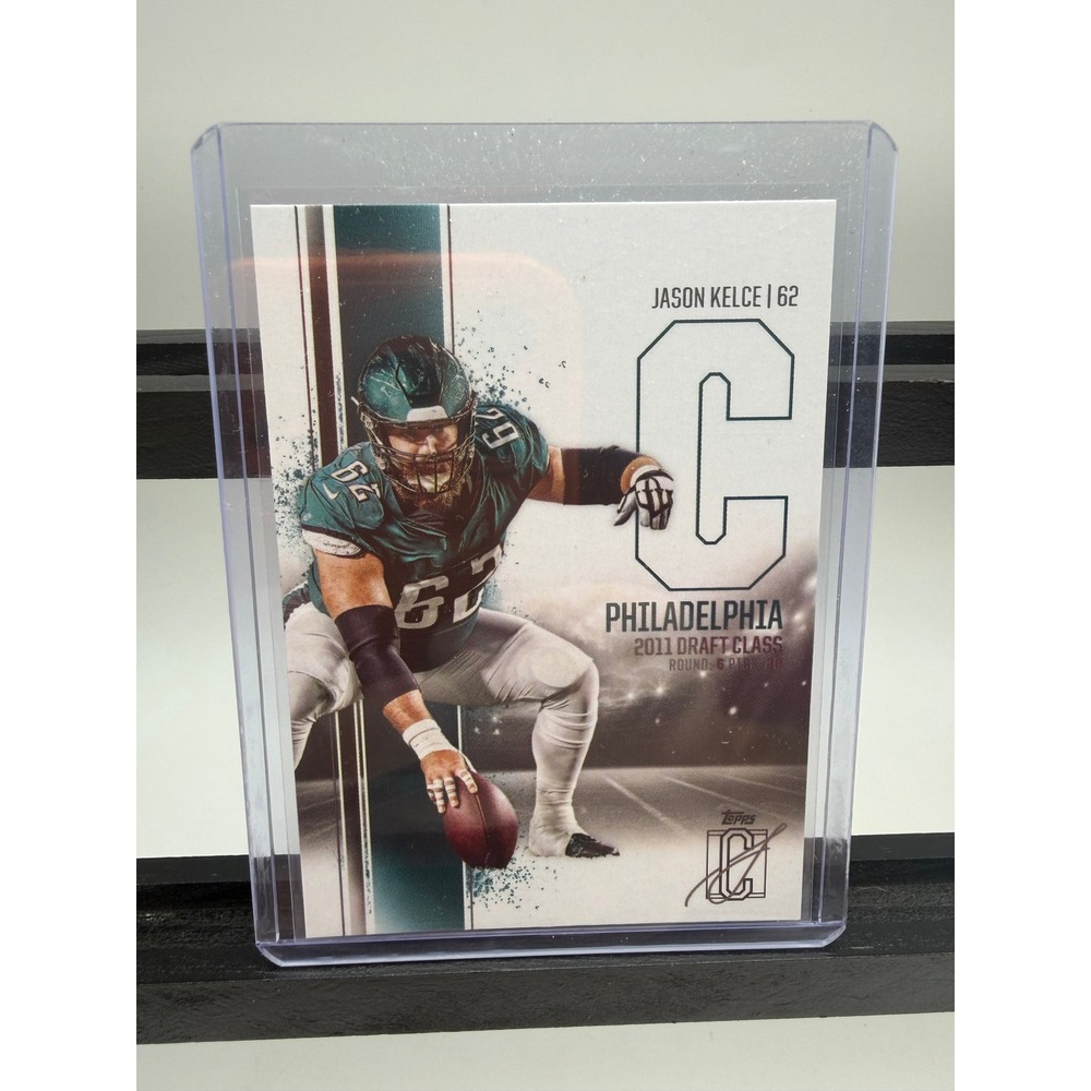 Jason Kelce 2011 Draft Class Topps Signature Class Philadelphia Eagles Card #43
